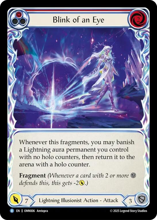 Blink of an Eye [OMN006] (Omens of the Third Age)  Rainbow Foil