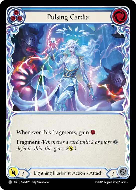 Pulsing Cardia (Blue) [OMN023] (Omens of the Third Age)