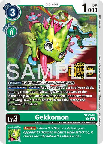 Gekkomon [ST23-06] (Welcome Tamers Pack Vol.2) [Starter Deck: Beatbreak Release Event Cards]