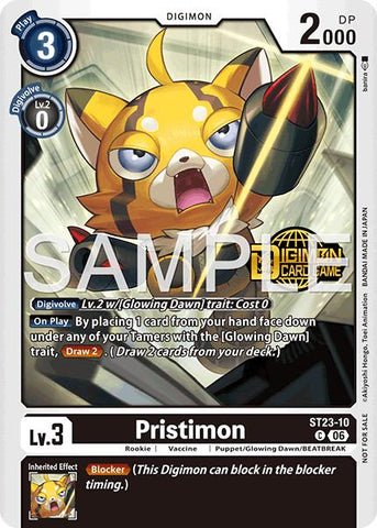 Pristimon [ST23-10] (Welcome Tamers Pack Vol.2) [Starter Deck: Beatbreak Release Event Cards]
