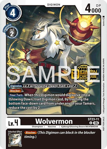 Wolvermon [ST23-11] (Welcome Tamers Pack Vol.2) [Starter Deck: Beatbreak Release Event Cards]