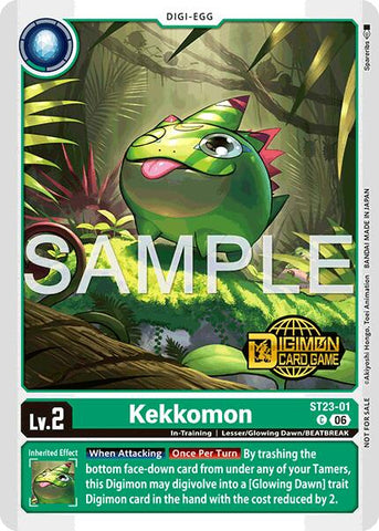 Kekkomon [ST23-01] (Welcome Tamers Pack Vol.2) [Starter Deck: Beatbreak Release Event Cards]