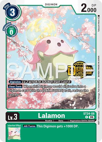 Lalamon [ST24-08] (Welcome Tamers Pack Vol.2) [Starter Deck: Data Squad]