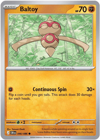 Baltoy (046/086) [Mega Evolution: Chaos Rising]