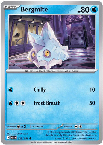 Bergmite (023/086) [Mega Evolution: Chaos Rising]