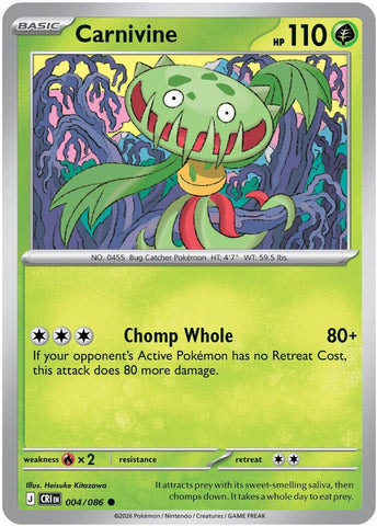 Carnivine (004/086) [Mega Evolution: Chaos Rising]