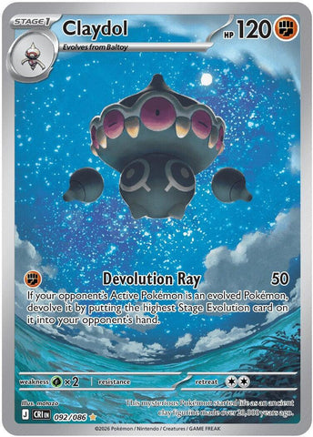 Claydol (092/086) [Mega Evolution: Chaos Rising]