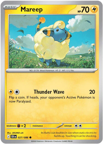 Mareep (027/086) [Mega Evolution: Chaos Rising]