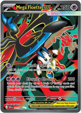 Mega Floette ex (101/086) [Mega Evolution: Chaos Rising]