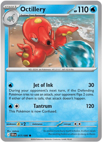 Octillery (017/086) [Mega Evolution: Chaos Rising]