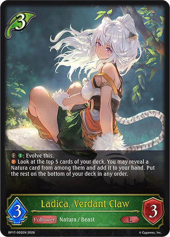 Ladica, Verdant Claw (BP17-002EN) [Convergent Destinies]