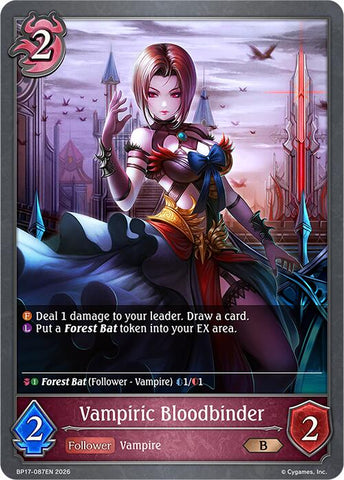 Vampiric Bloodbinder (BP17-087EN) [Convergent Destinies]
