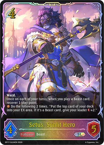 Setus, Sunlit Hero (BP17-SL04EN) [Convergent Destinies]
