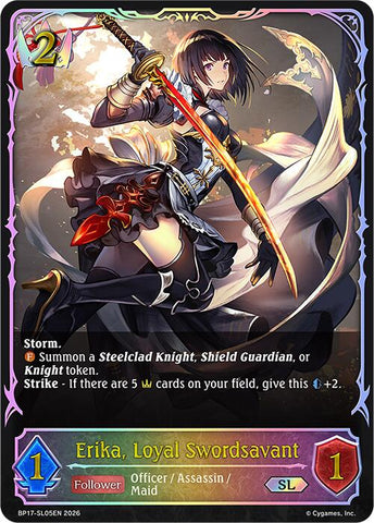 Erika, Loyal Swordsavant (BP17-SL05EN) [Convergent Destinies]