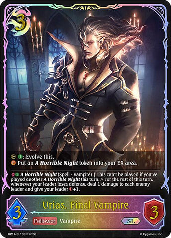 Urias, Final Vampire (BP17-SL18EN) [Convergent Destinies]