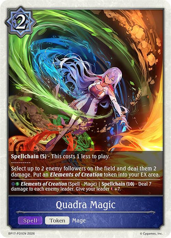 Quadra Magic - P31EN (Foil) (BP17-P31EN) [Convergent Destinies]