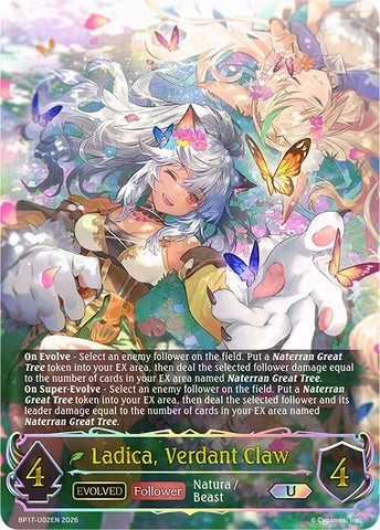 Ladica, Verdant Claw (Evolved) (BP17-U02EN) [Convergent Destinies]