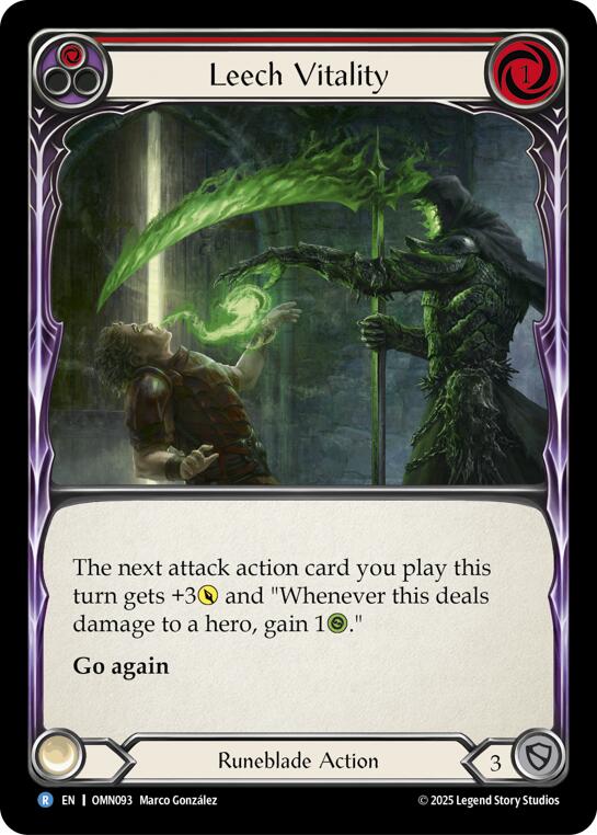 Leech Vitality (Red) [OMN093] (Omens of the Third Age)