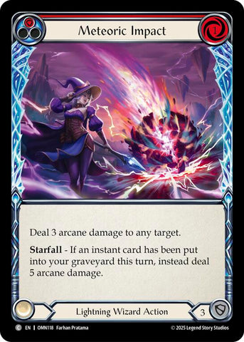 Meteoric Impact (Red) [OMN118] (Omens of the Third Age)