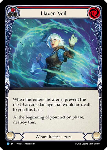 Haven Veil (Red) [OMN137] (Omens of the Third Age)