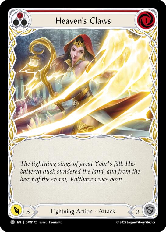Heavens Claws (Red) [OMN172] (Omens of the Third Age)