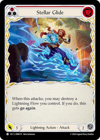 Stellar Glide (Red) [OMN175] (Omens of the Third Age)  Rainbow Foil