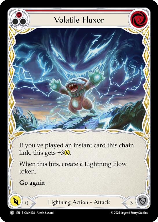 Volatile Fluxor (Red) [OMN178] (Omens of the Third Age)