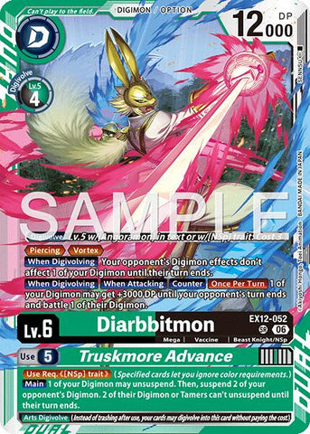 Diarbbitmon // Truskmore Advance [EX12-052] [Digital World Shambala]