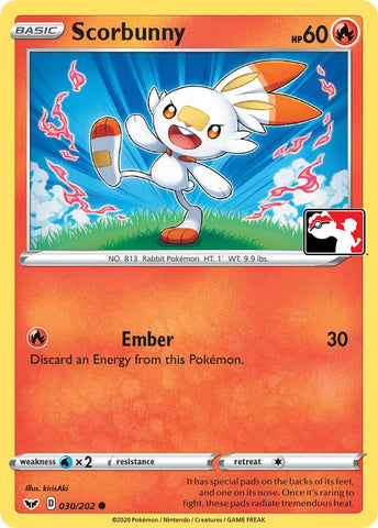 Scorbunny (031/202) (Library Exclusive) [Sword & Shield: Base Set]