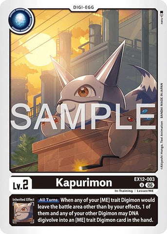 Kapurimon [EX12-003] [Digital World Shambala]