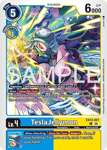 TeslaJellymon [EX12-027] [Digital World Shambala]