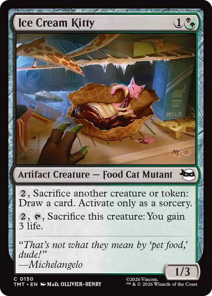 Ice Cream Kitty [Teenage Mutant Ninja Turtles]