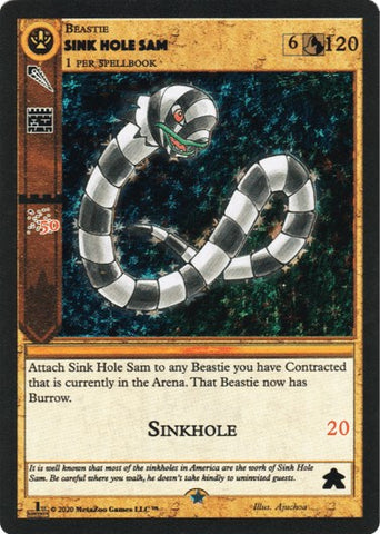 Sink Hole Sam [Sample Cards]