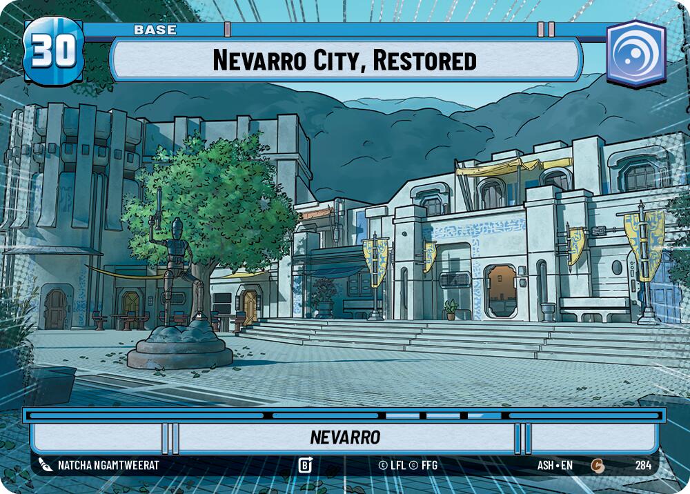 Nevarro City, Restored // Advantage (284 // t05) (Hyperspace) (284 // T05) [Ashes of the Empire]