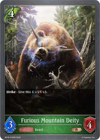 Furious Mountain Deity (BP18-018EN) [Neometropolis]