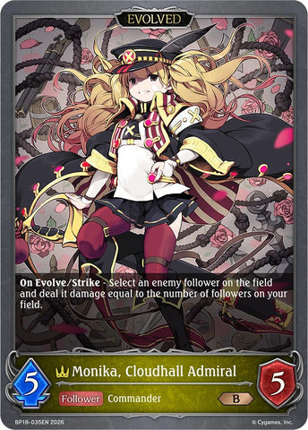 Monika, Cloudhall Admiral (Evolved) (BP18-035EN) [Neometropolis]