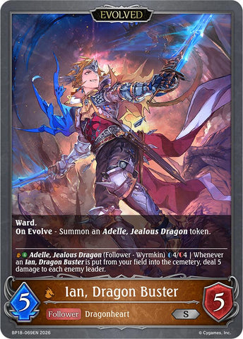Ian, Dragon Buster (Evolved) (BP18-069EN) [Neometropolis]