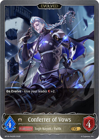 Conferrer of Vows (Evolved) (P42EN) (Foil) (BP18-P42EN) [Neometropolis]