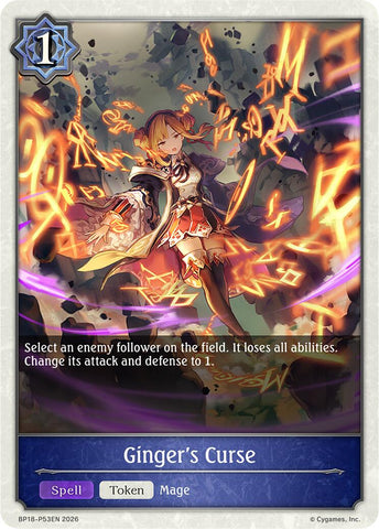 Ginger's Curse (P53EN) (Foil) (BP18-P53EN) [Neometropolis]