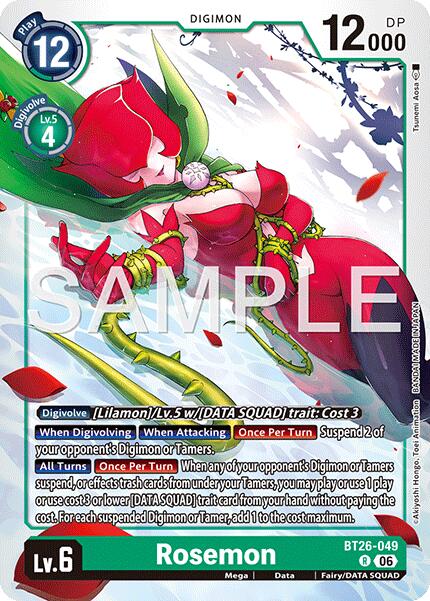 Rosemon [BT26-049] [Timeless Bonds]
