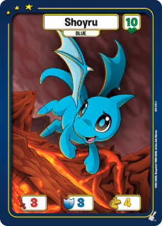 Shoyru (Blue) [War for the Obelisk]