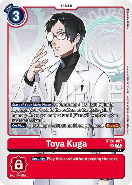 Toya Kuga [BT26-087] [Timeless Bonds]