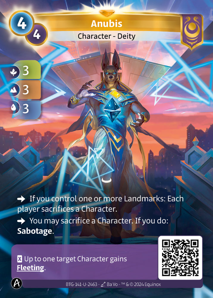 Anubis (BTG-141-U-2463) (DIGITAL) (KS ALT ART) (UNIQUE) (FOIL)