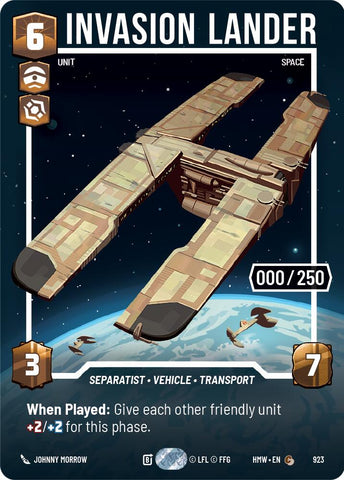 Invasion Lander (923) (Serialized) (923) [Homeworlds]