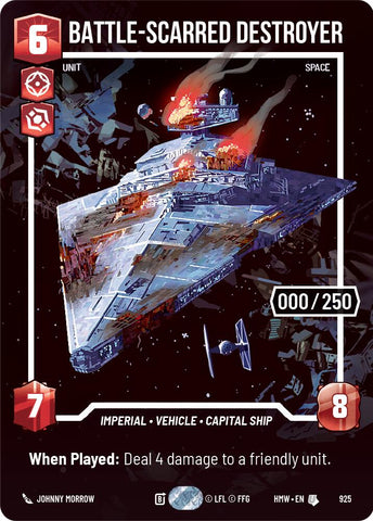 Battle-Scarred Destroyer (925) (Serialized) (925) [Homeworlds]