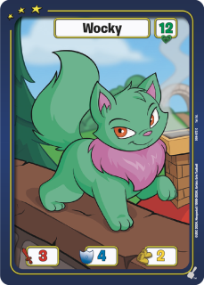 Wocky (Green) [Defenders of Neopia]