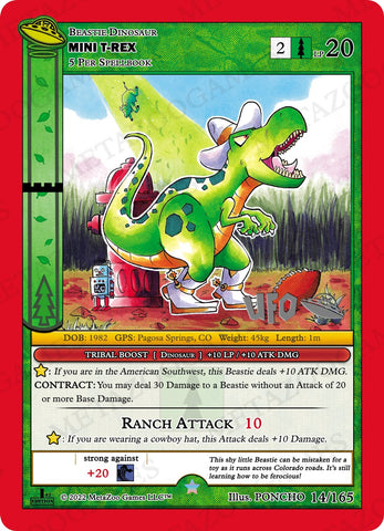Mini T-Rex [Cryptid Nation: UFO First Edition Spoiler Pack]