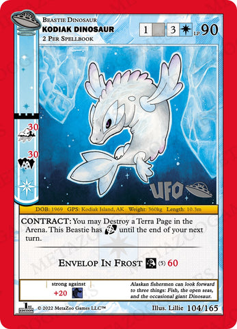 Kodiak Dinosaur [Cryptid Nation: UFO First Edition Spoiler Pack]