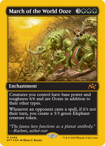 March of the World Ooze (First-Place Foil) [Aetherdrift]