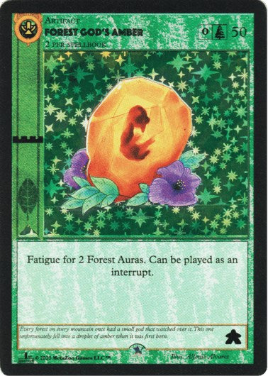 Forest God's Amber [Sample Cards]